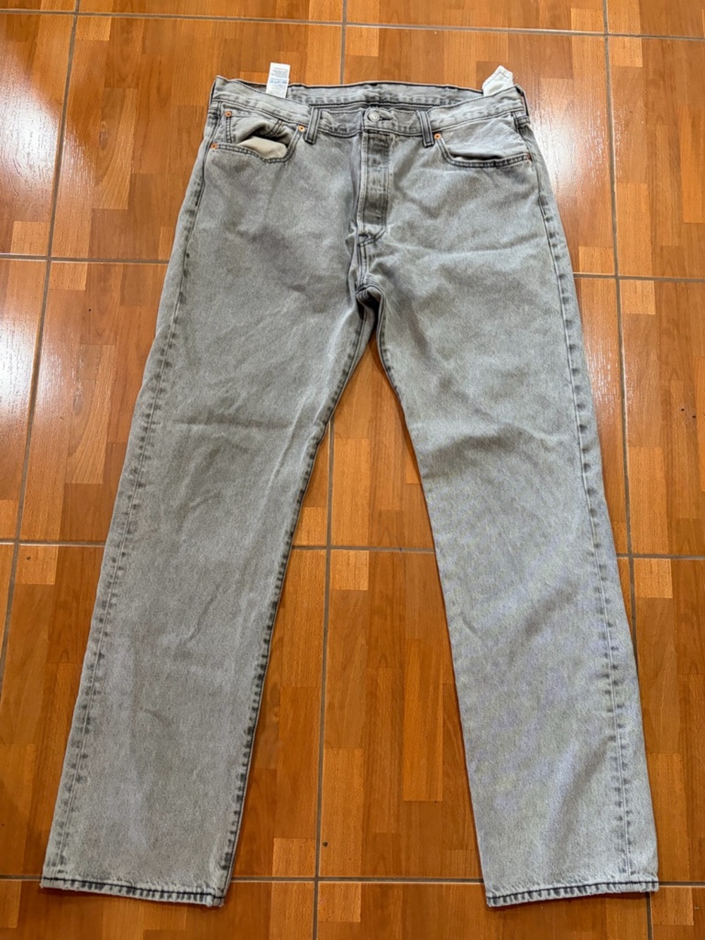 Levi's Men’s Light Gray Straight Jeans